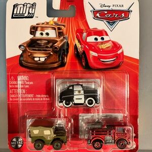 Disney Pixar Cars Mini Racers 3-Pack